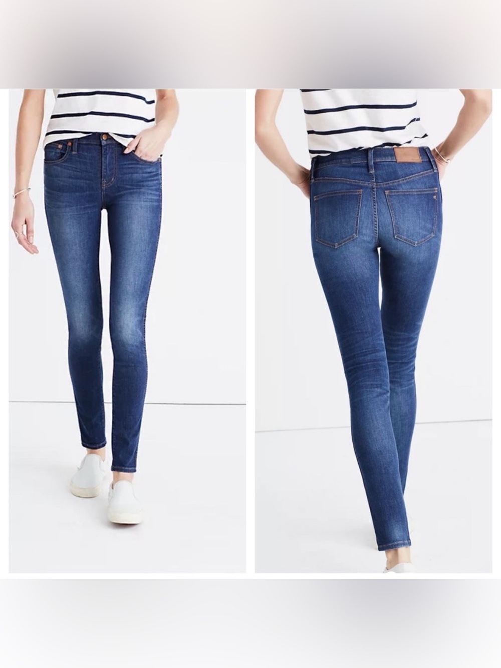 Madewell Skinny 9” High Rise Jeans in Blue Size 27